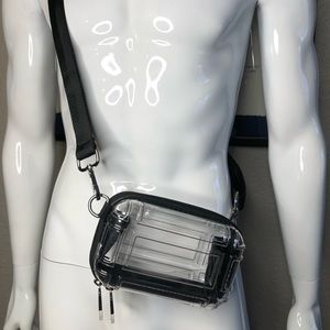 Mens Acrylic clear bag.